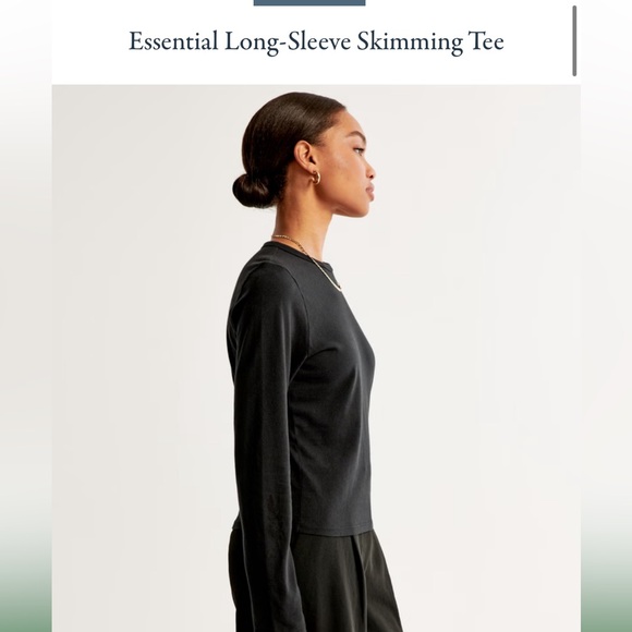 Essential long sleeve skimming tee - Picture 2 of 3